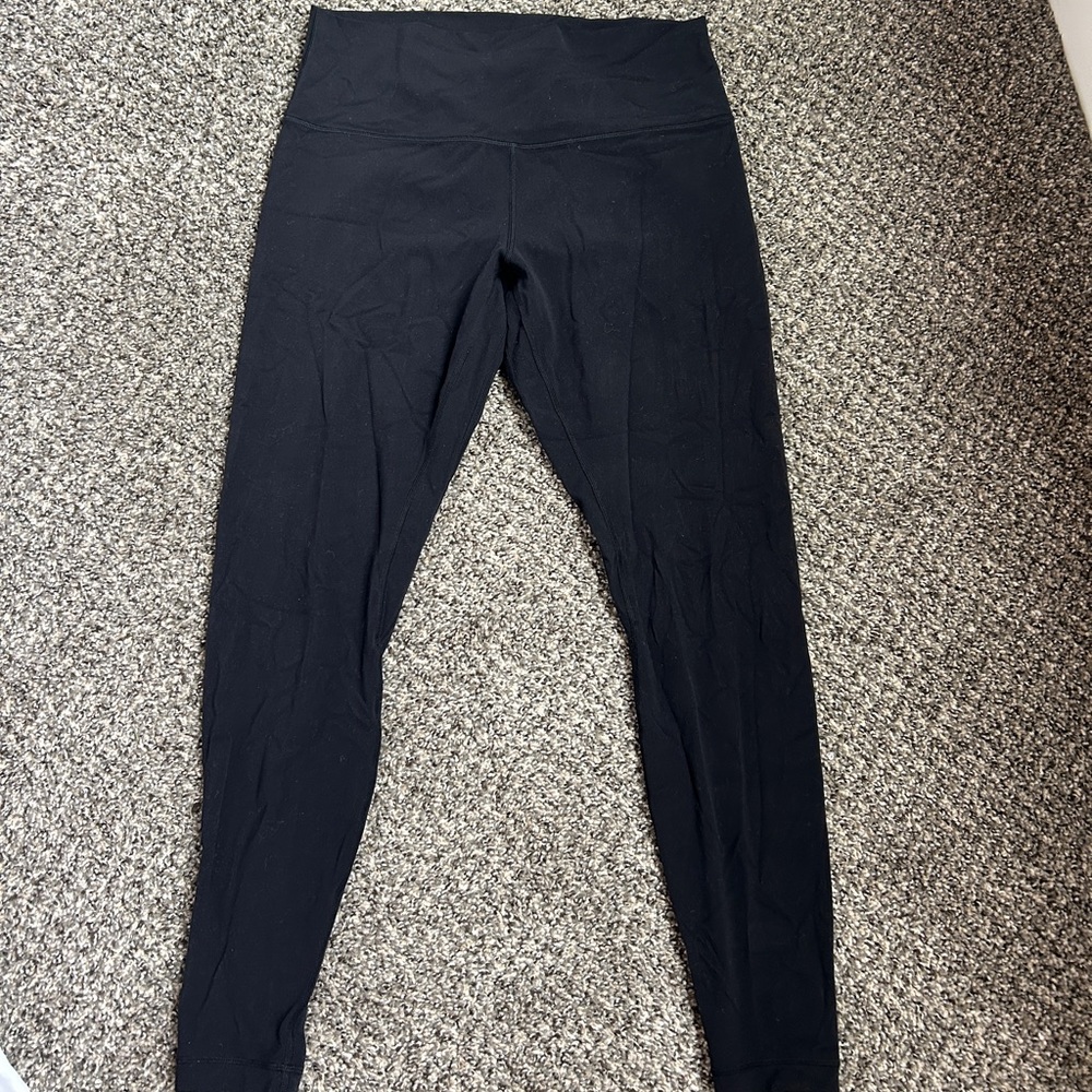 Black lululemon align leggings size 14